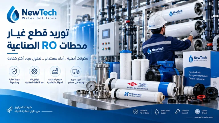 قطع غيار محطات RO الصناعية وأغشية وفلاتر معالجة المياه