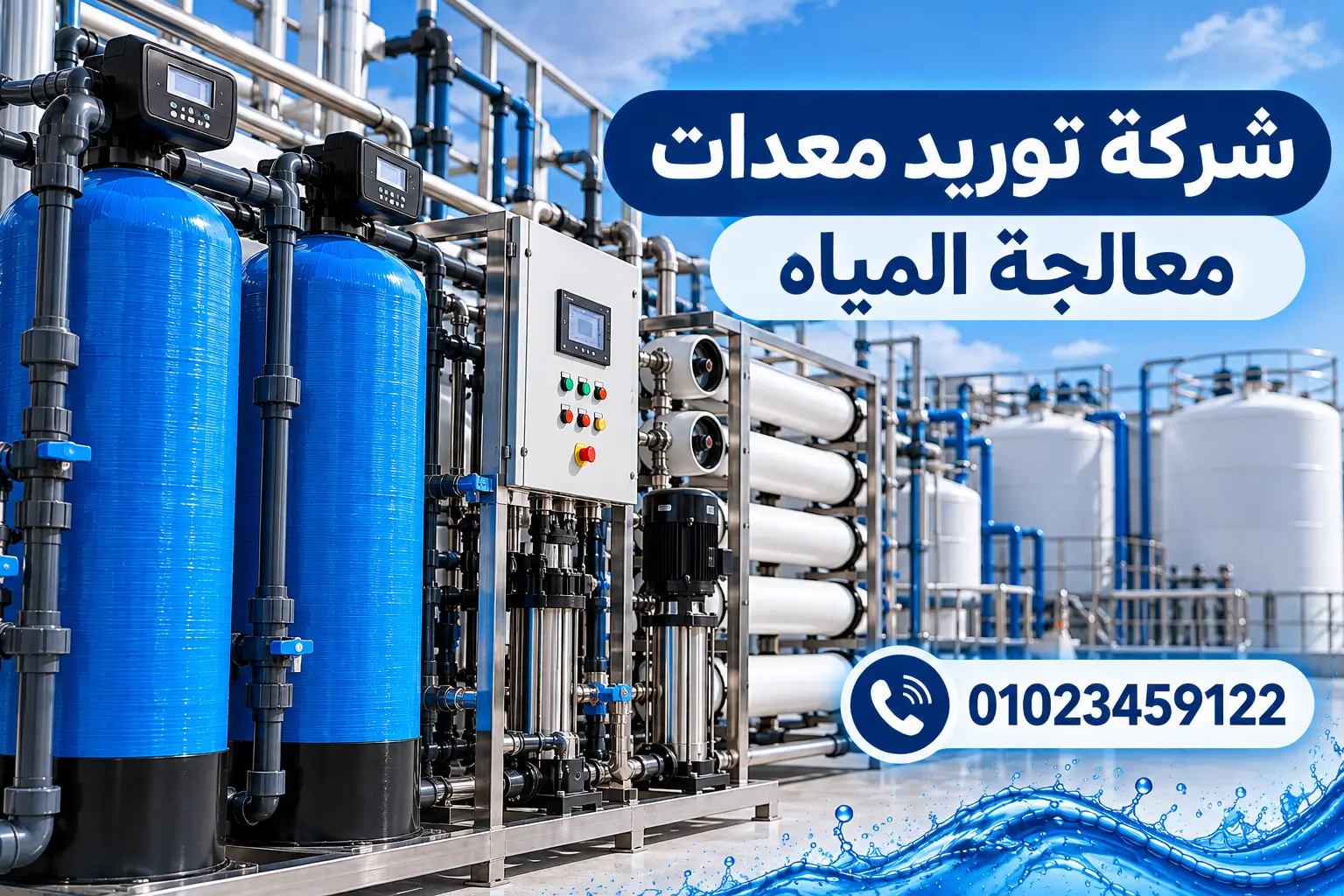 شركة توريد معدات معالجة المياه