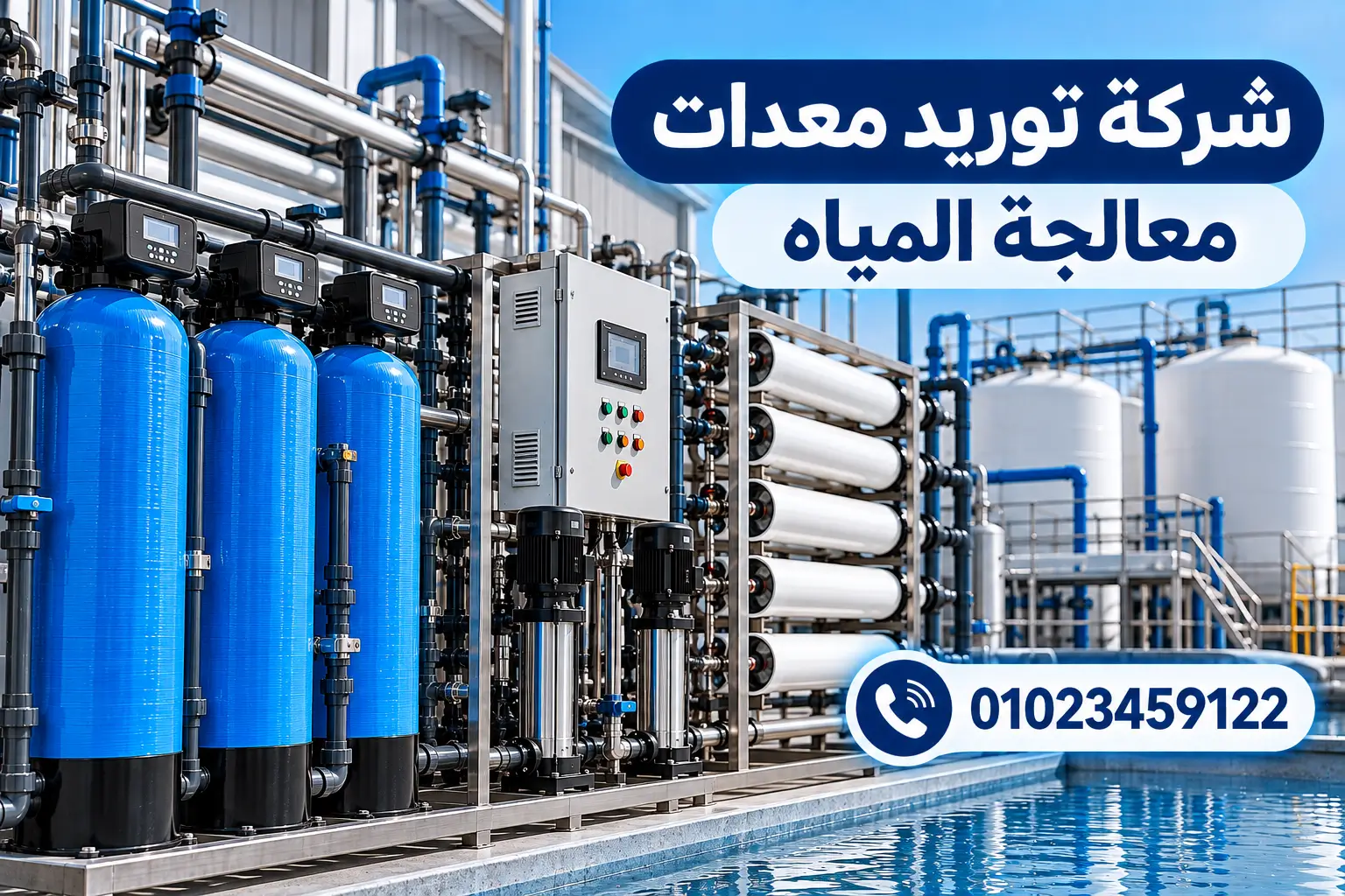 توريد معدات محطات معالجة المياه الصناعية