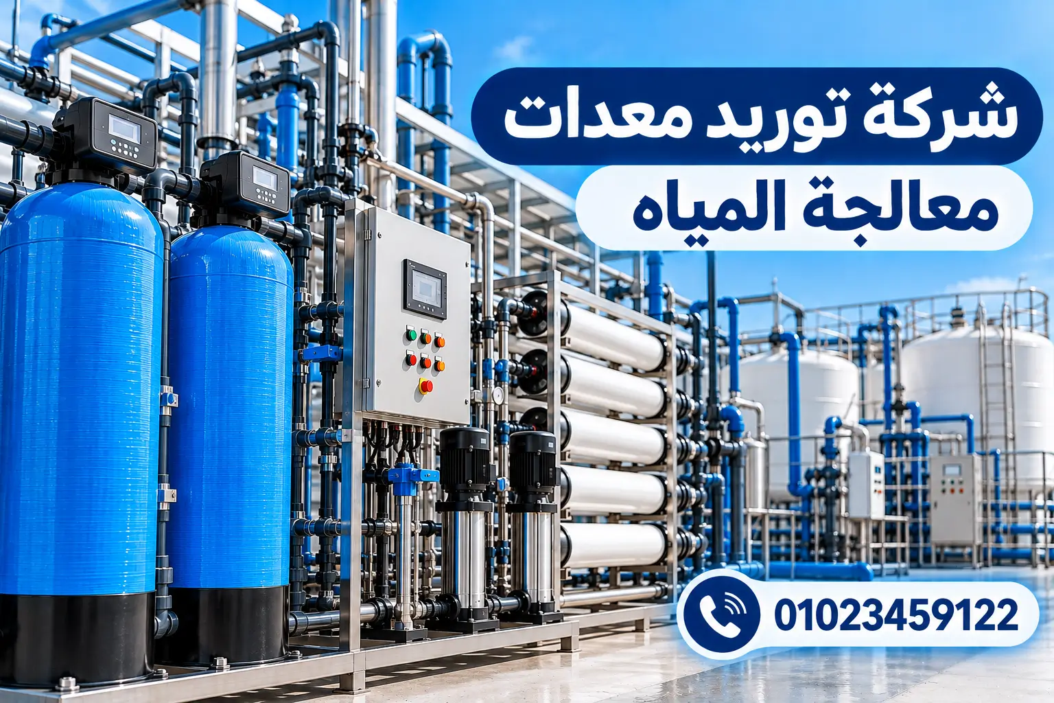 معدات ومكونات أنظمة معالجة المياه