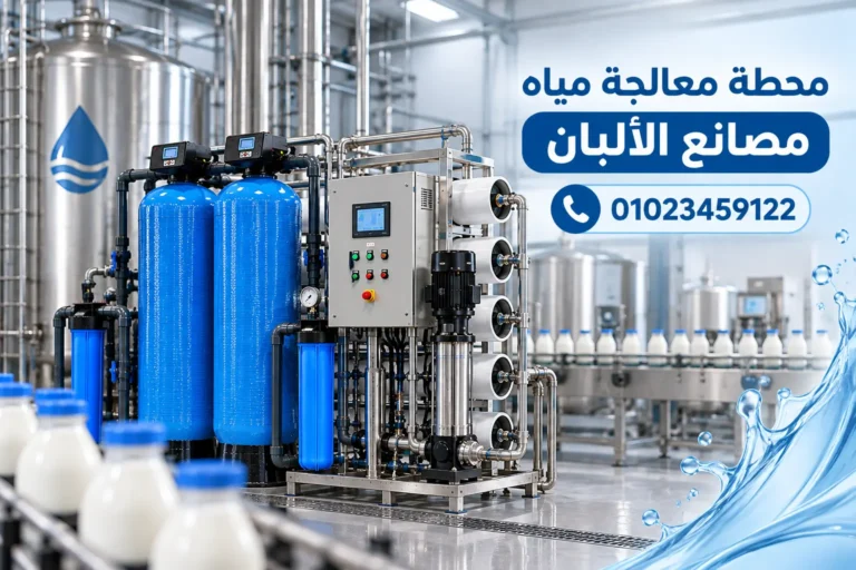 نظام معالجة المياه الصناعي لمصانع الألبان