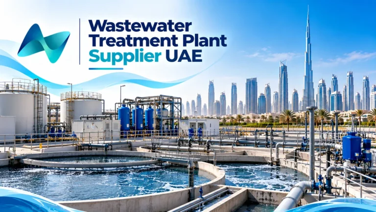 Wastewater Treatment Plant Supplier UAE with industrial wastewater treatment tanks and filtration systems