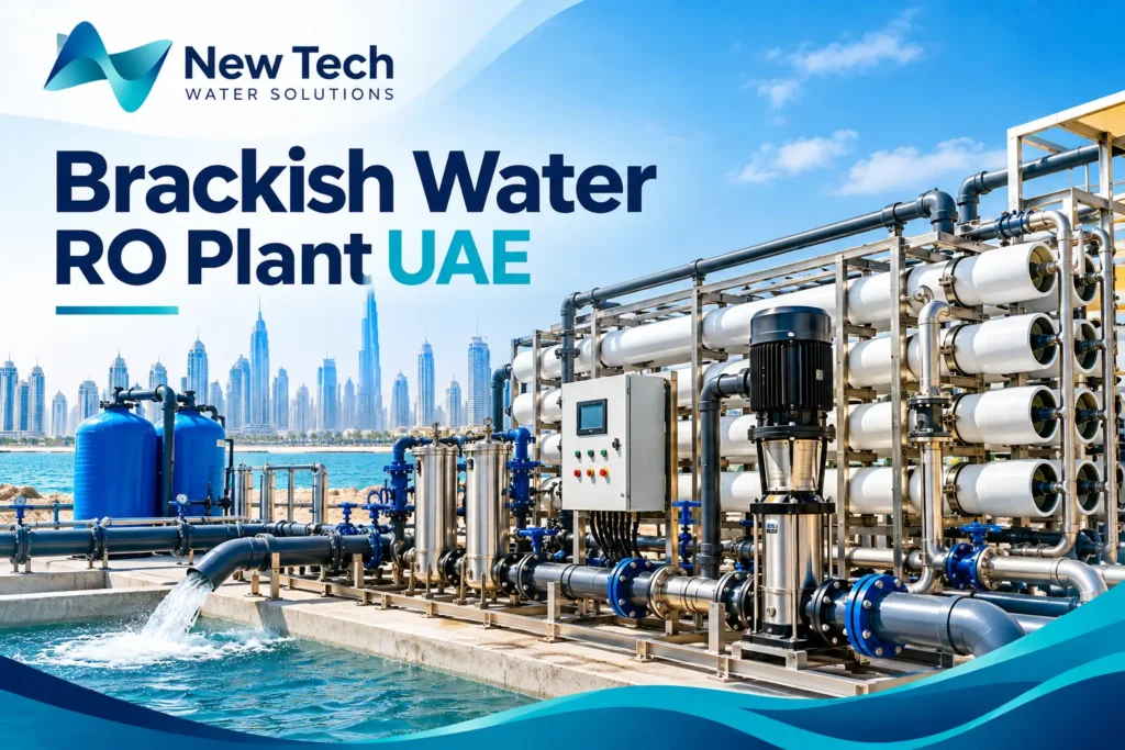 Brackish water RO plant UAE for borewell and industrial water treatment